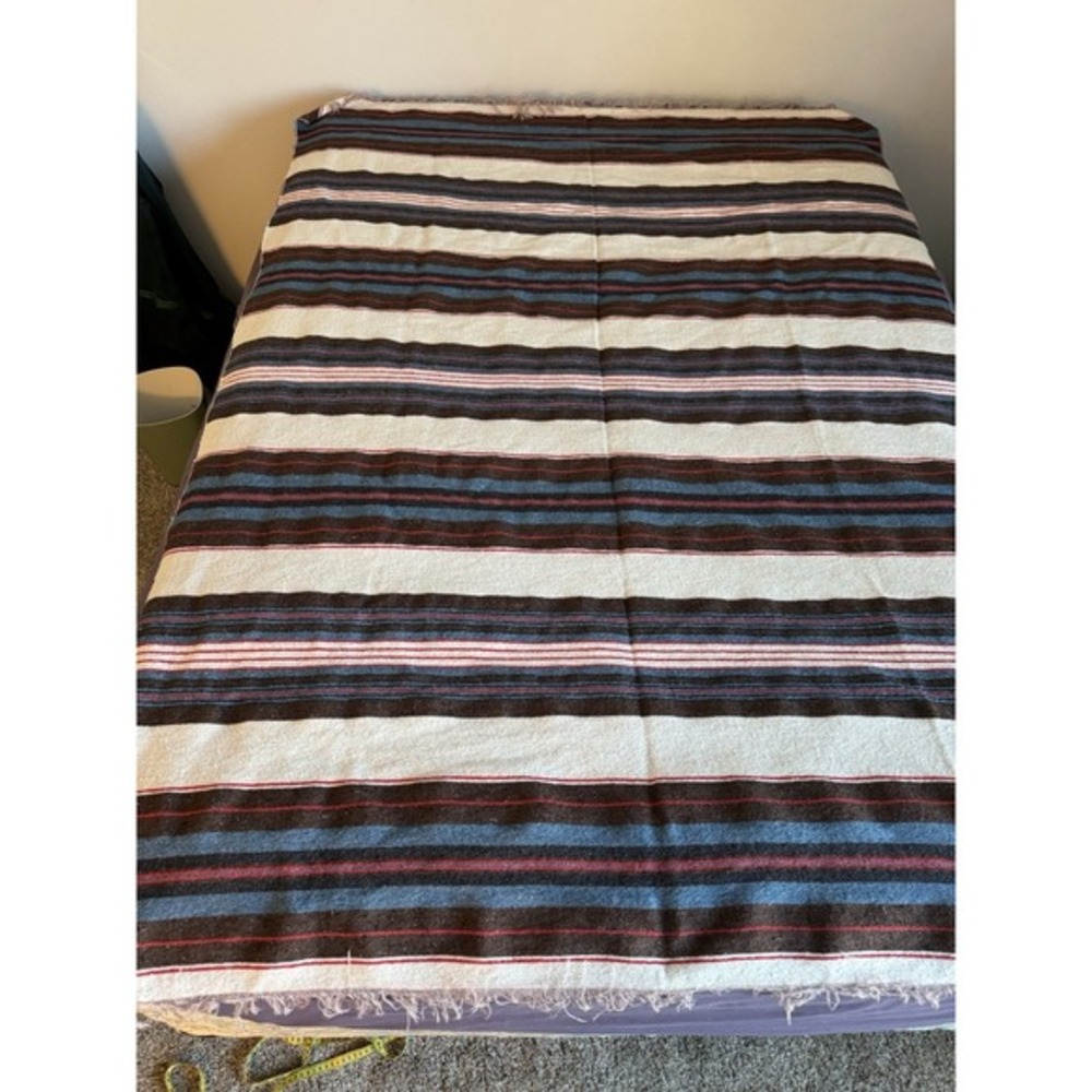 Indian? Mexican? Woven Throw‎ Blanket 72" By 52"